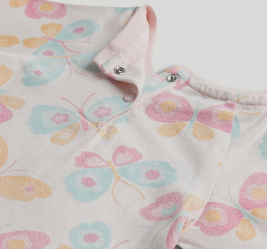 Mothercare Pink Butterfly Jersey Dress
