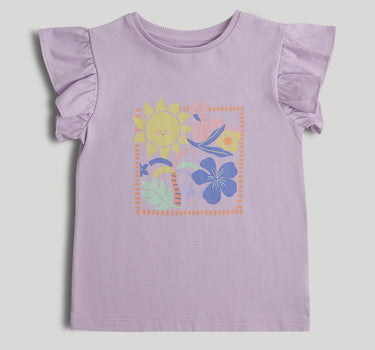 Mothercare Lilac Tropical T-Shirt