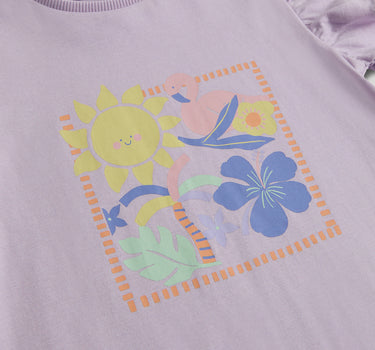 Mothercare Lilac Tropical T-Shirt