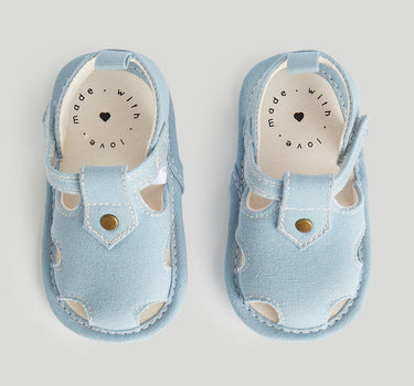 Mothercare Blue Pram Sandals