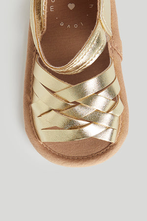 Mothercare Glitter Pram Sandals
