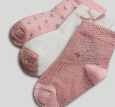 Mothercare 3 Pack Bunny Baby Socks