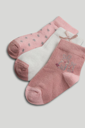 Mothercare 3 Pack Bunny Baby Socks