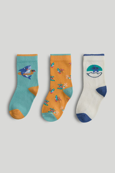 Mothercare 3 Pack Ocean Socks