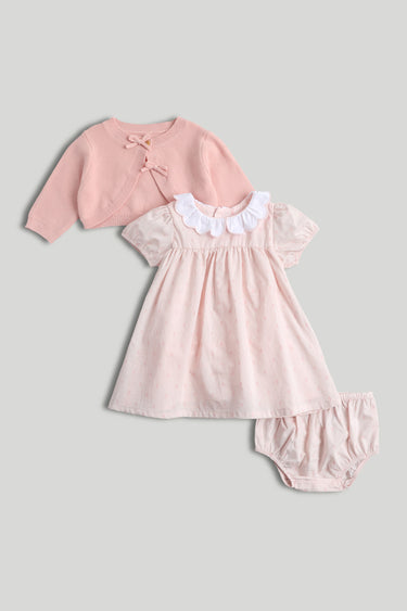 Mothercare My First Dress, Knickers and Cardigan Outfit