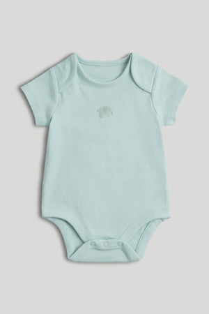 Mothercare 5 Pack Safari Short-Sleeved Bodysuits
