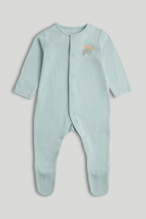 Mothercare 3 Pack Safari Sleepsuits
