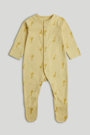Mothercare 3 Pack Safari Sleepsuits