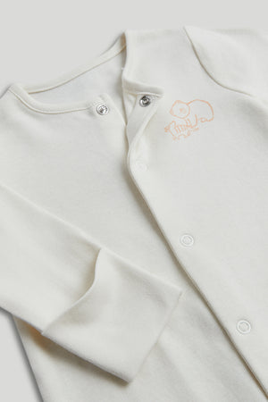 Mothercare 3 Pack Animal Sleepsuits