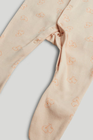 Mothercare 3 Pack Animal Sleepsuits