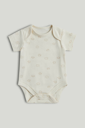 Mothercare 5 Pack Space Short-Sleeved Bodysuits