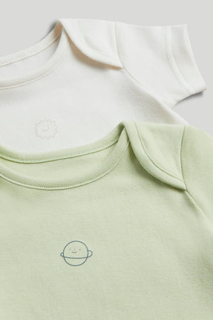 Mothercare 5 Pack Space Short-Sleeved Bodysuits