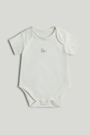 Mothercare 5 Pack My First Short-Sleeved Bodysuits