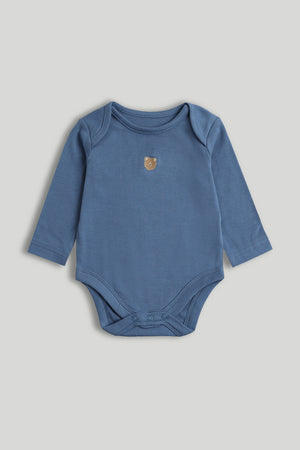 Mothercare 5 Pack Teddy Long-Sleeved Bodysuits