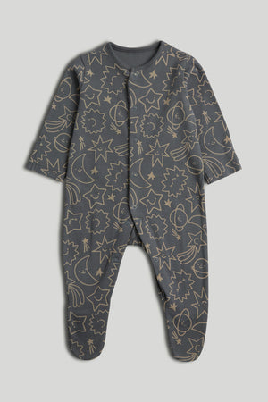 Mothercare 3 Pack Space Sleepsuits