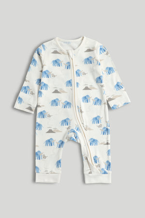 Mothercare 3 Pack My First Zip-Up Sleepsuits