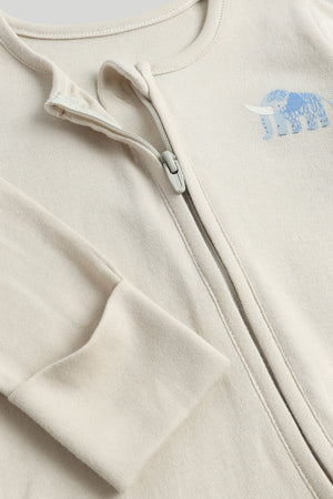 Mothercare 3 Pack My First Zip-Up Sleepsuits