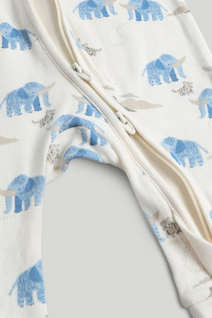 Mothercare 3 Pack My First Zip-Up Sleepsuits
