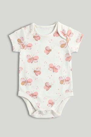 Mothercare 5 Pack My First Short-Sleeved Bodysuits