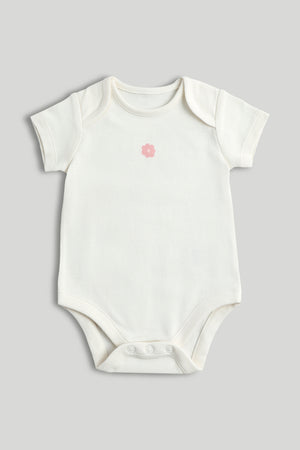 Mothercare 5 Pack My First Short-Sleeved Bodysuits