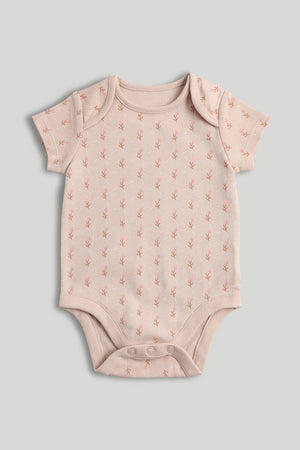 Mothercare 5 Pack My First Short-Sleeved Bodysuits