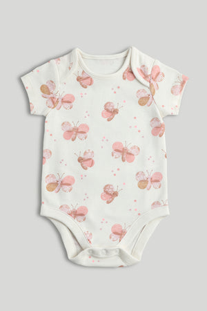 Mothercare 5 Pack My First Short-Sleeved Bodysuits