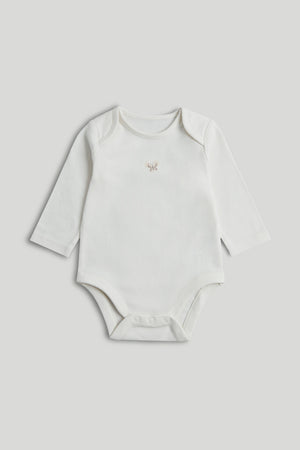 Mothercare 5 Pack Butterfly Long-Sleeved Bodysuits