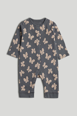 Mothercare 3 Pack Butterfly Footless Sleepsuits