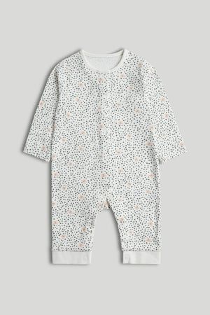 Mothercare 3 Pack Butterfly Footless Sleepsuits