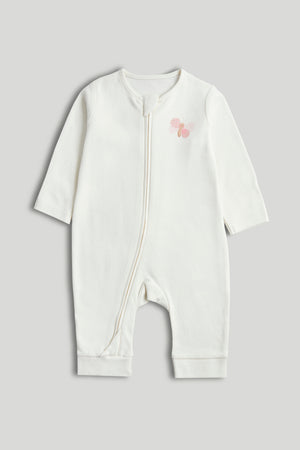 Mothercare 3 Pack My First Zip-Up Sleepsuits