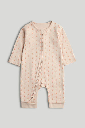 Mothercare 3 Pack My First Zip-Up Sleepsuits