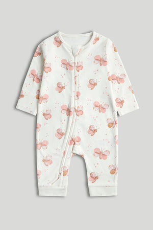 Mothercare 3 Pack My First Zip-Up Sleepsuits