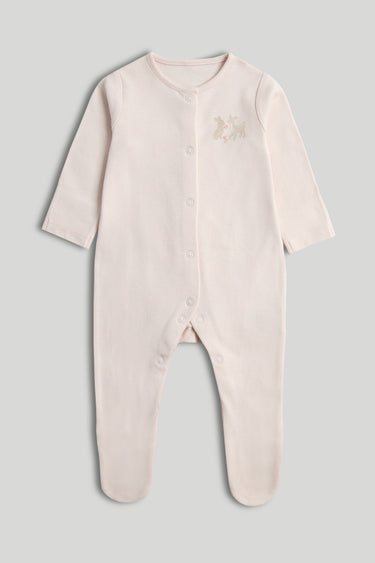 Mothercare 3 Pack My First Pink Sleepsuits