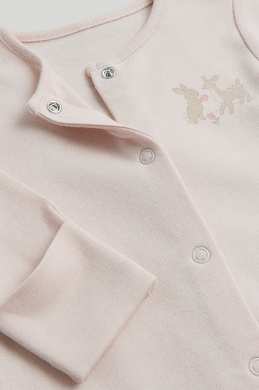 Mothercare 3 Pack My First Pink Sleepsuits