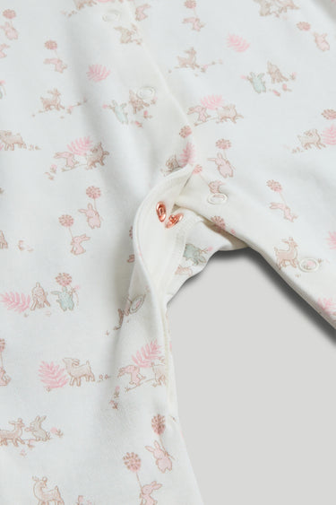 Mothercare 3 Pack My First Pink Sleepsuits