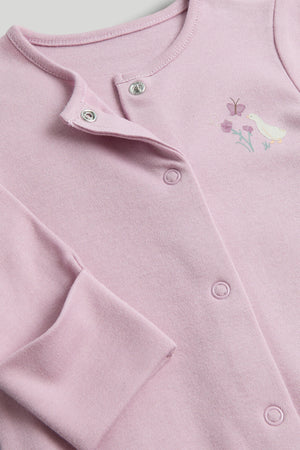 Mothercare 3 Pack Pear Sleepsuits