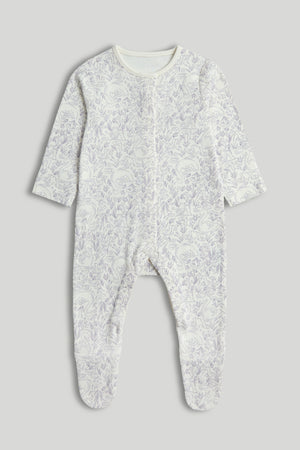 Mothercare 3 Pack Swan Sleepsuits