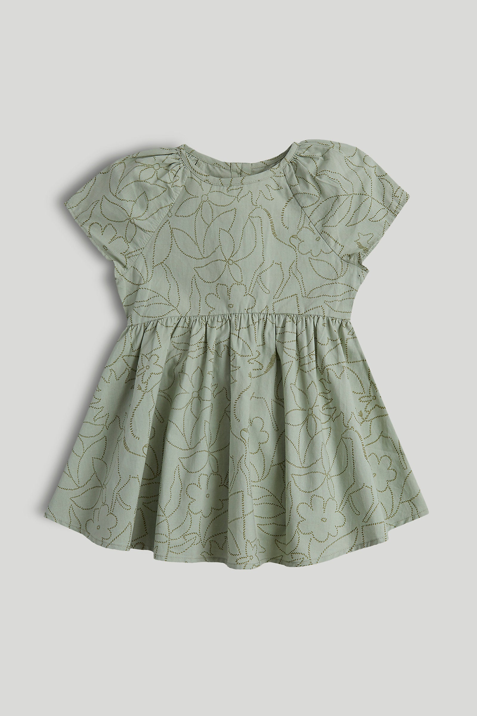 Mothercare Green Cotton Dress