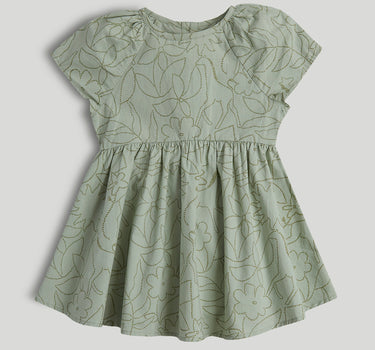 Mothercare Green Cotton Dress