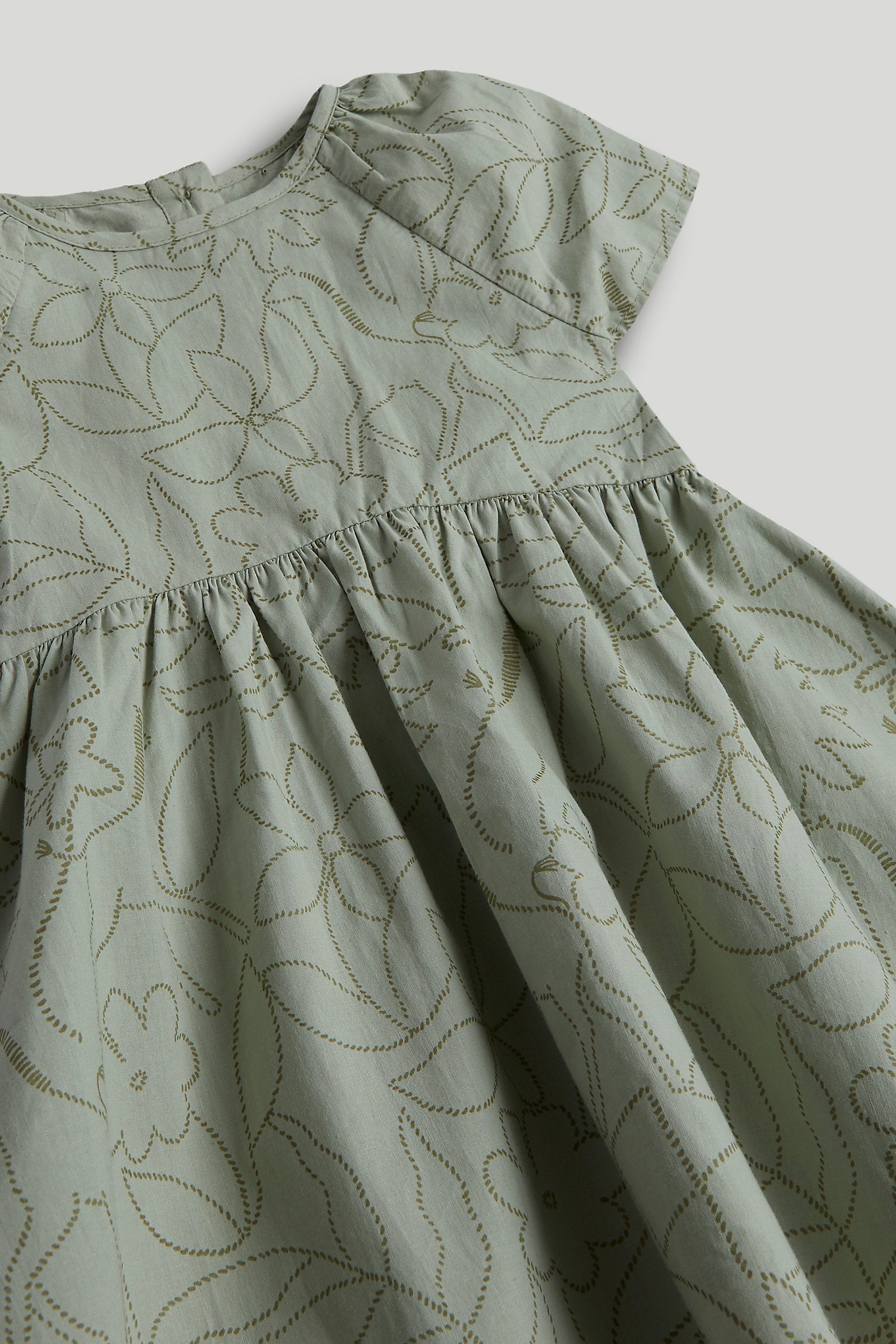 Mothercare Green Cotton Dress