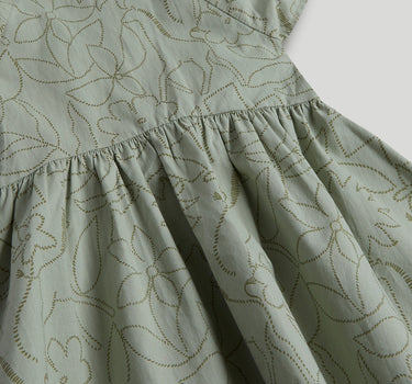 Mothercare Green Cotton Dress