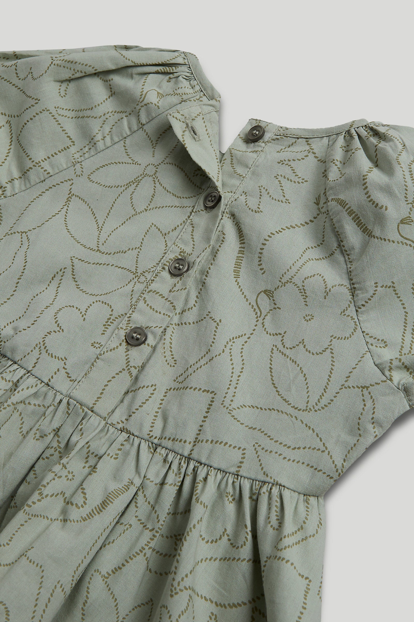 Mothercare Green Cotton Dress