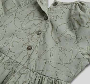 Mothercare Green Cotton Dress