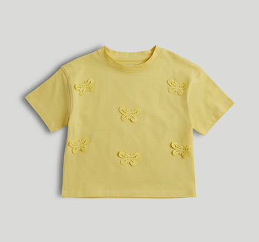 Mothercare Yellow Butterfly T-Shirt