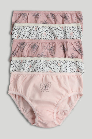 Mothercare 5 Pack Butterfly Briefs