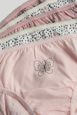 Mothercare 5 Pack Butterfly Briefs