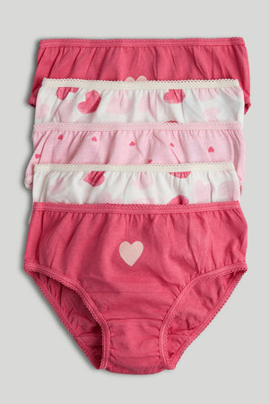 Mothercare 5 Pack Heart Briefs