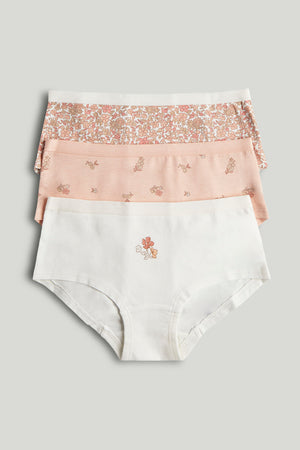 Mothercare 3 Pack Ditsy Hipster Briefs