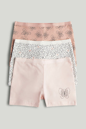 Mothercare 3 Pack Heart Short Briefs