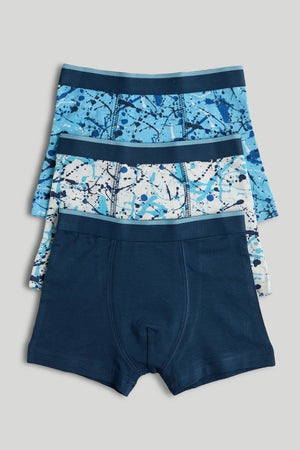 Mothercare 3 Pack Splatter Trunk Briefs
